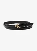 CALVIN KLEIN BLACK/ ANTIQUE LIGHT GOLD
